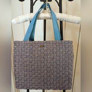 Basket weave purse